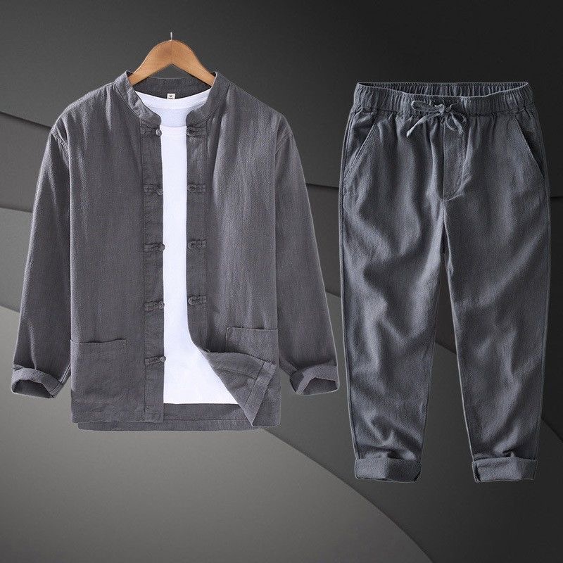 Neues 2026 Baumwoll-Leinen-Hem – Mens Linen Shirt Long Sleeve Bewertung und Preis