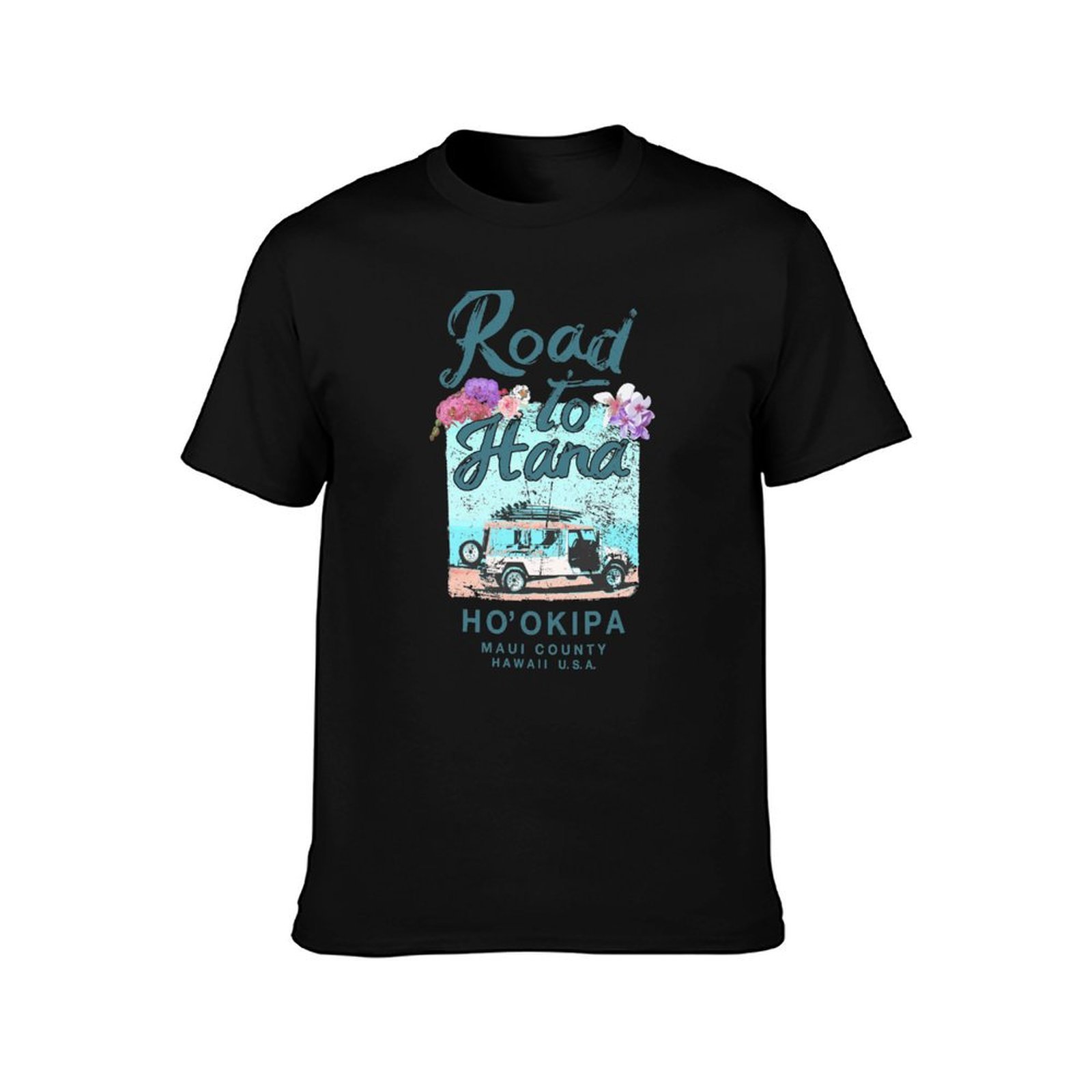 „Road to Hana Maui Hawaii“ – V – Vintage Hawaiian Floral Shirt Bewertung und Preis