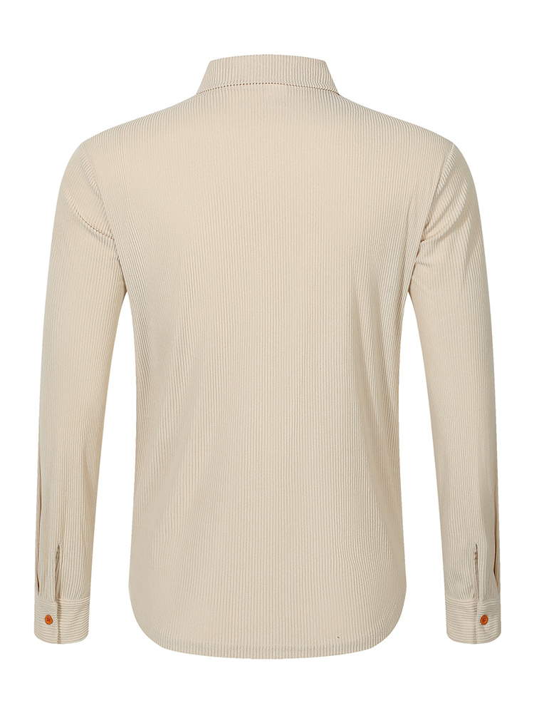 Casual männer Cord Hemd Jacke  – Corduroy Button Up Shirt Men Bewertung und Preis